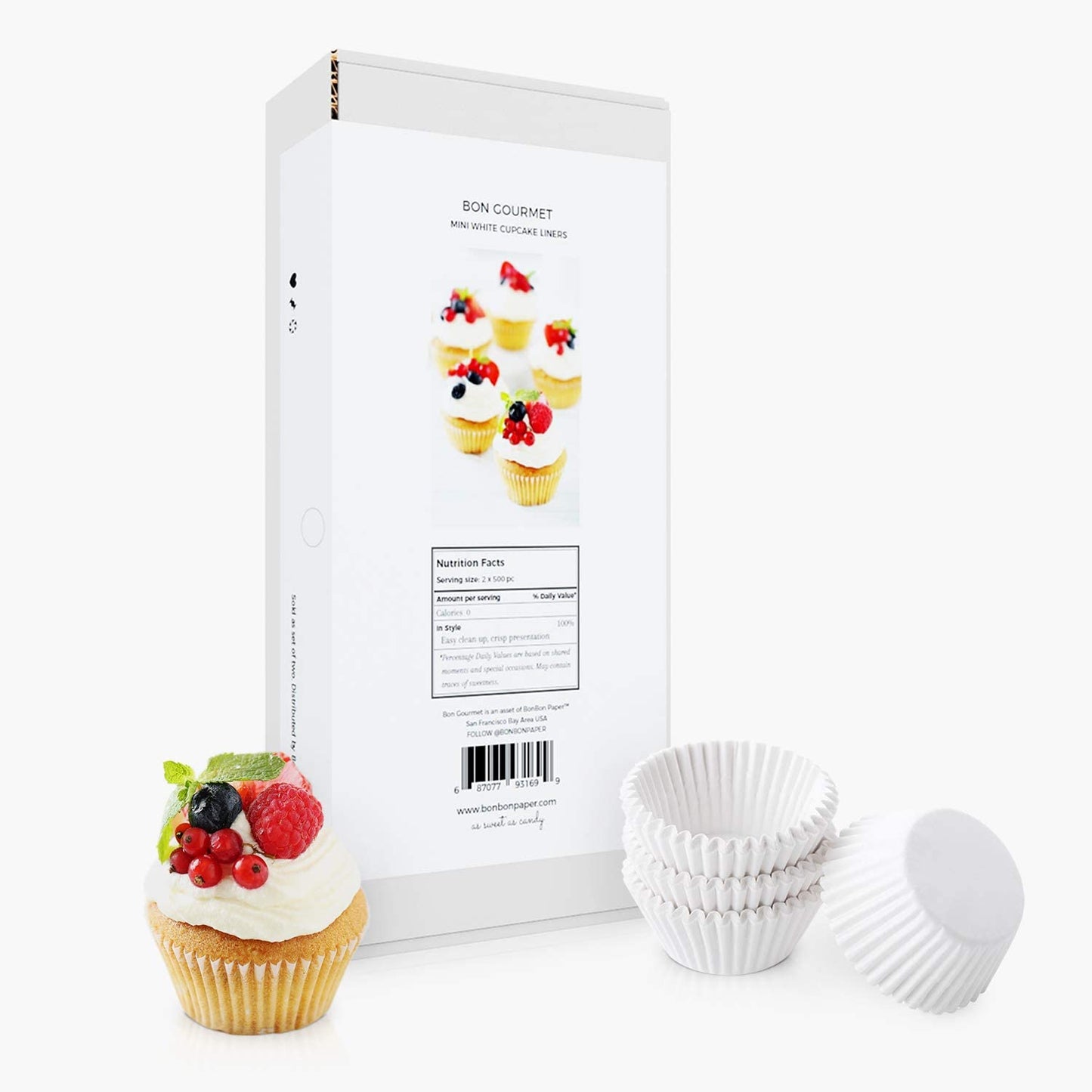 BonBon Paper Mini Cupcake Liners