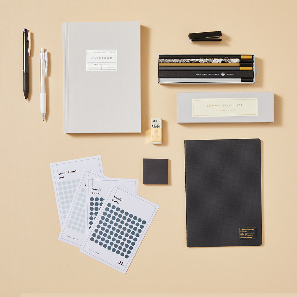 Black and White Journaling Set