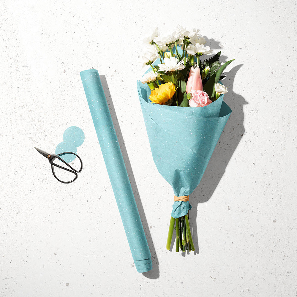 Aqua Sky Sparkle Bulk Premium Tissue Paper