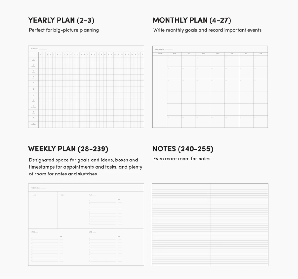 Concept Planner In Peach