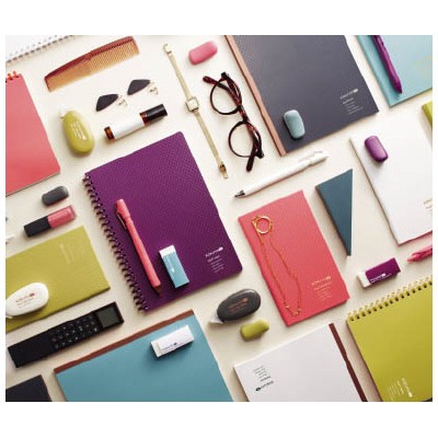 KOKUYO ME SOFT RING NOTEBOOK A5 50 SHEETS 5MM GRID PURPLE