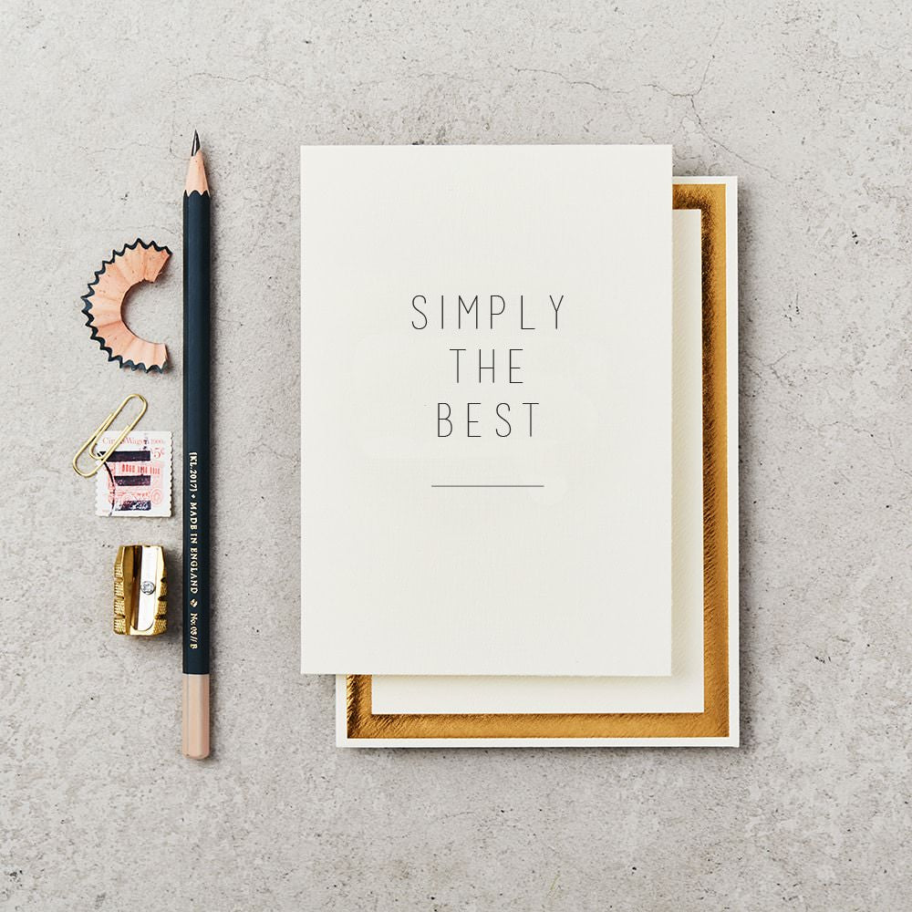 Simply The Best Card