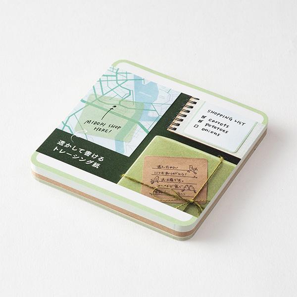 MD STICKY NOTES PICKABLE GREEN