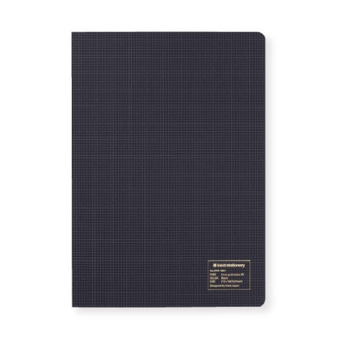 KLEID 2MM GRID NOTES A5 - BLACK - CREAM PAPER