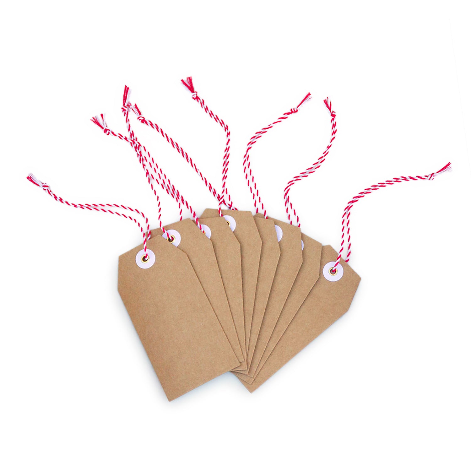 Recycled Kraft Paper Gift Tags - set of 20