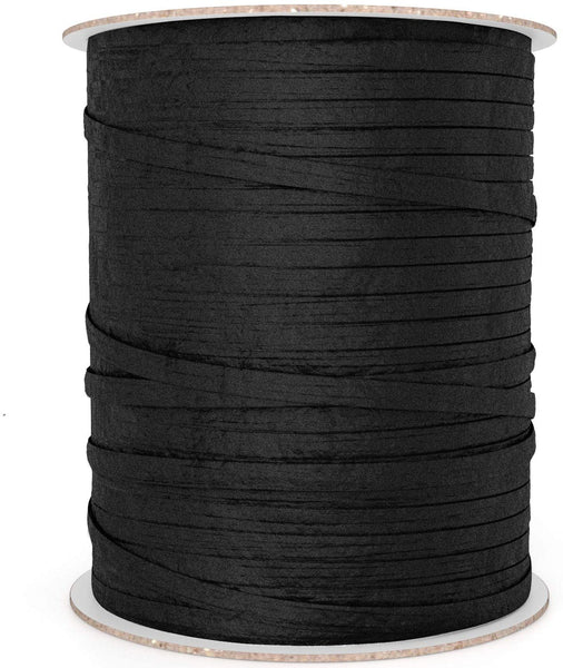 Black Raffia Ribbon