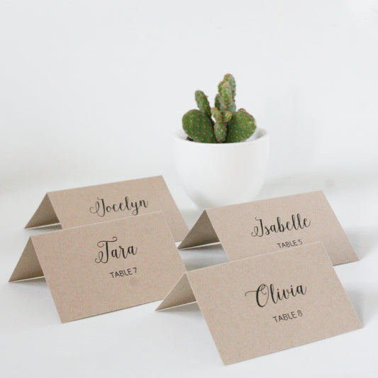 Premium Inkjet / Laser Printable Place Cards - 40 pc