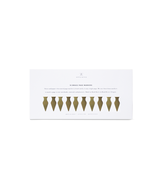 Brass Page Markers