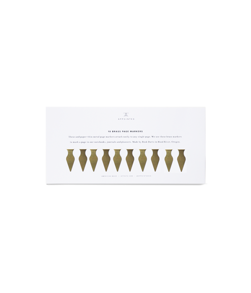 Brass Page Markers