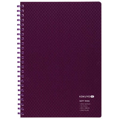 KOKUYO ME SOFT RING NOTEBOOK A5 50 SHEETS 5MM GRID PURPLE