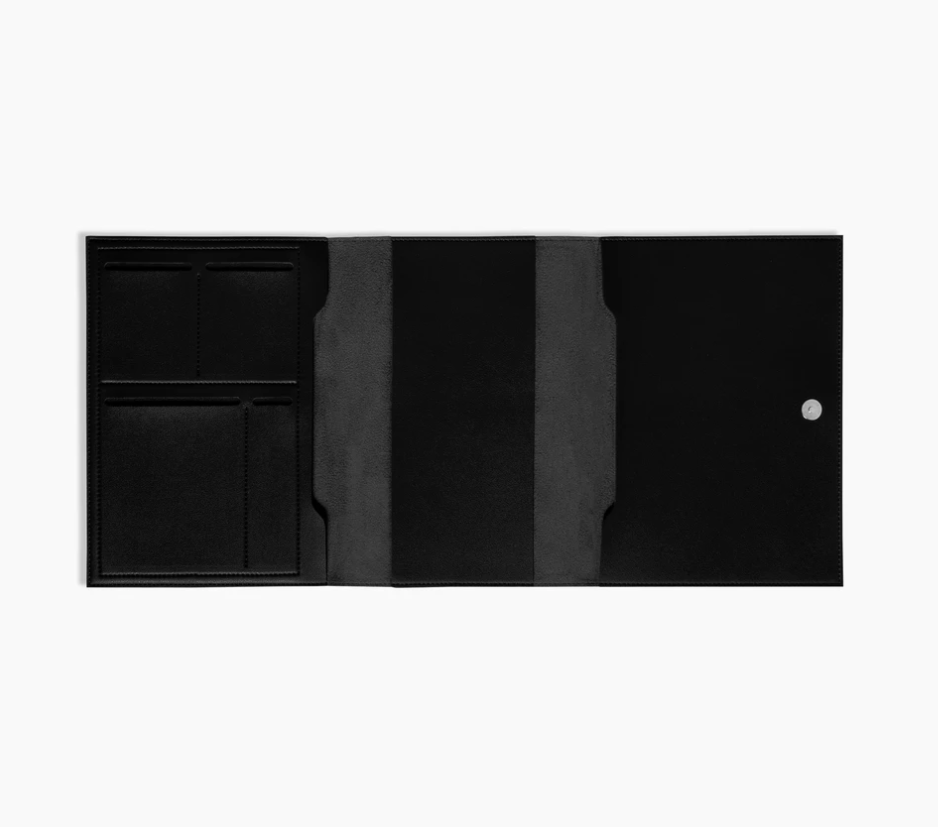 Medium Minimalist Folio V2 In Black