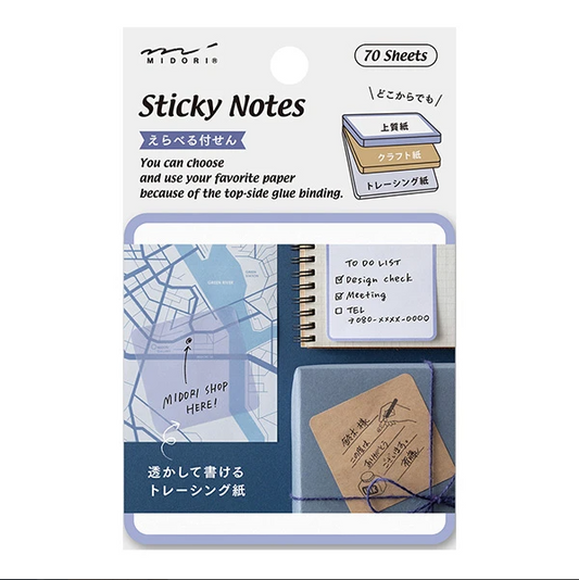 MD STICKY NOTES PICKABLE BLUE