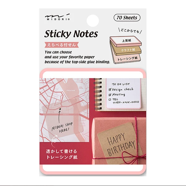 MD STICKY NOTES PICKABLE PINK